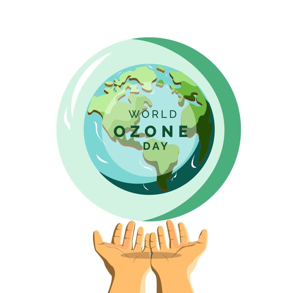 wereld ozon dag vector