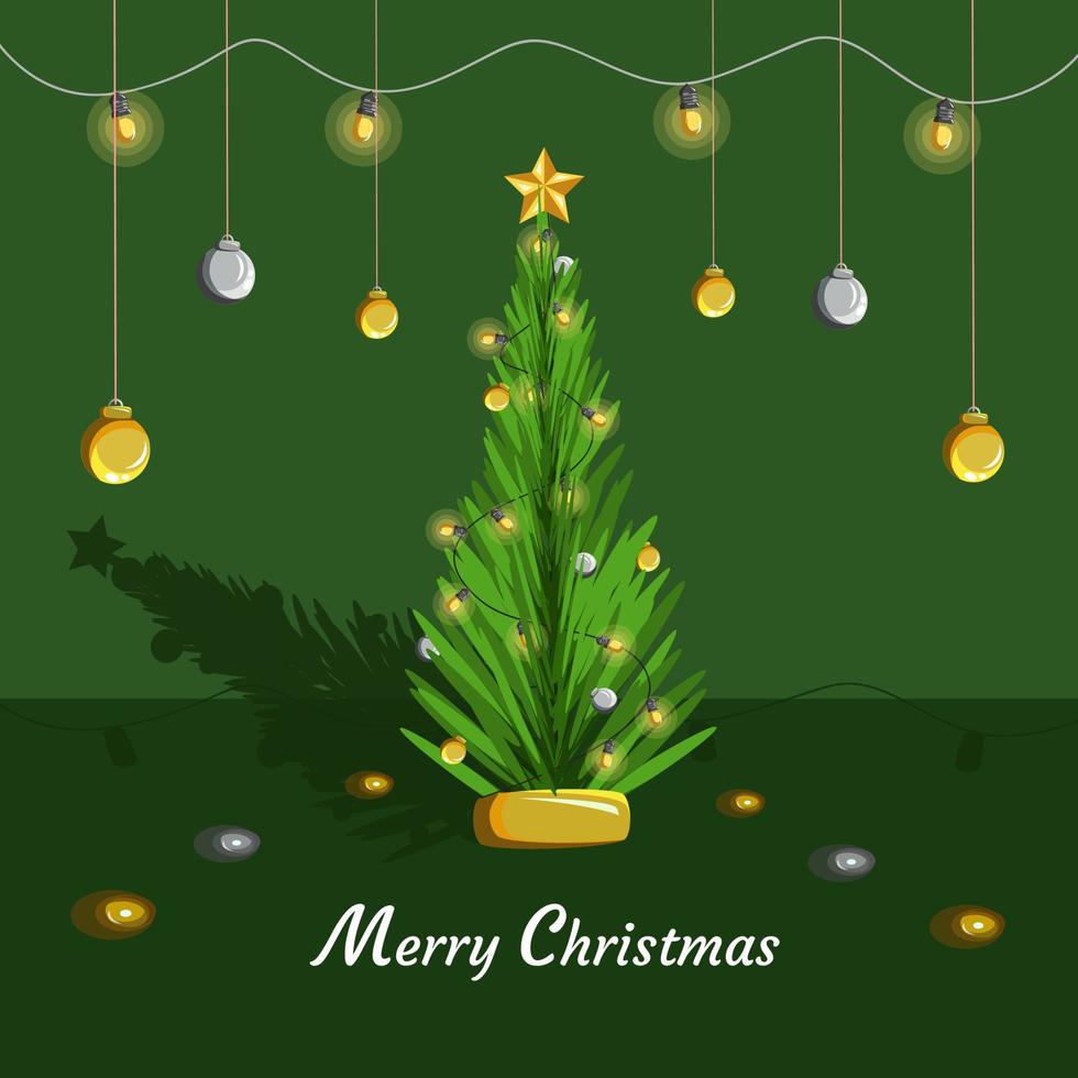 merry christmas concept vectorillustratie vector