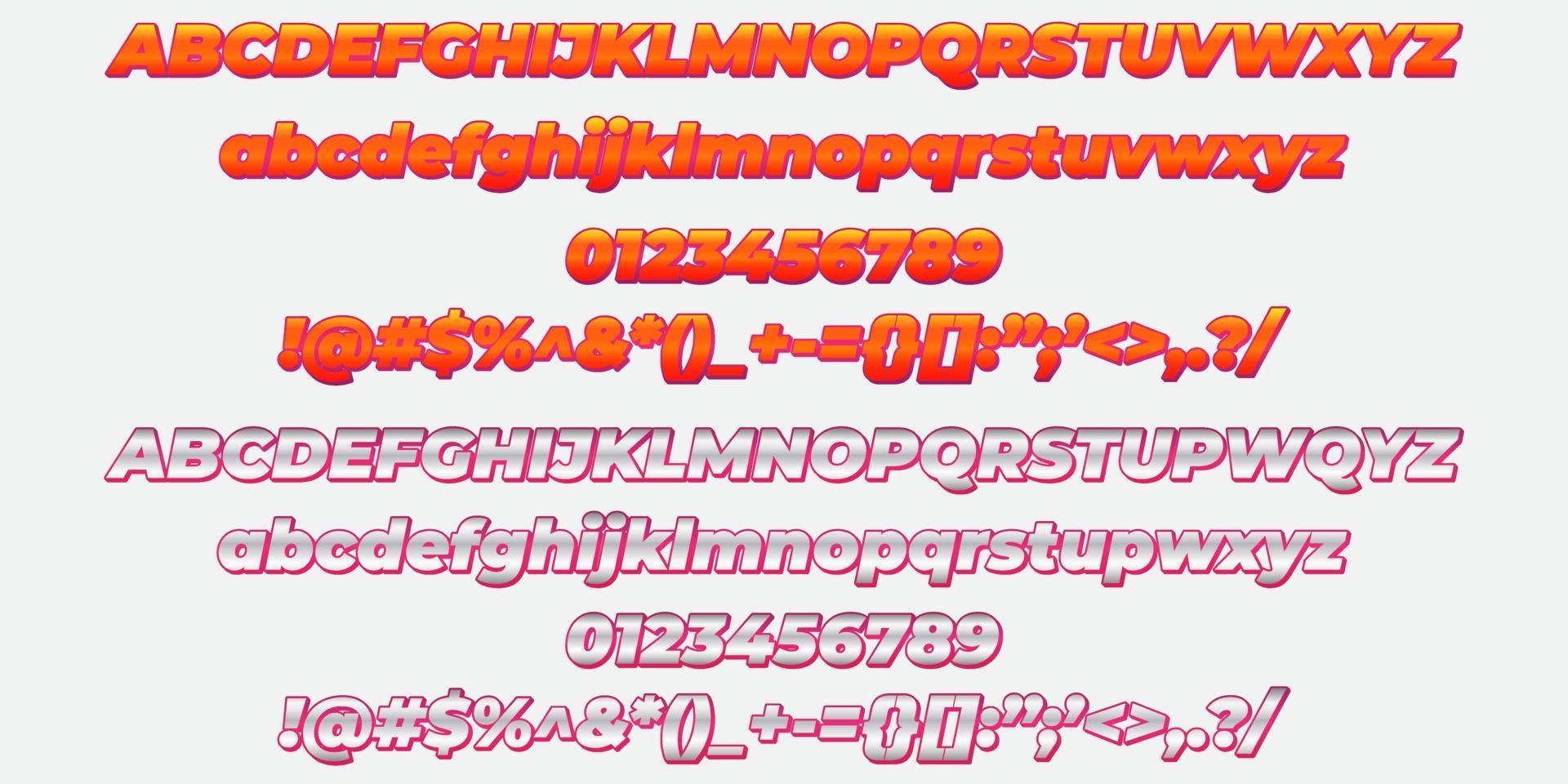 typografie of teksteffectstijl vector