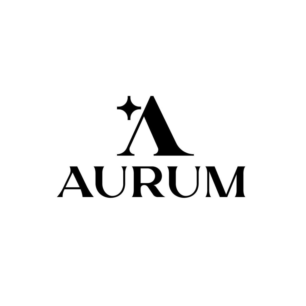 luxe letter a sieraden logo icoon voor beauty en fashion business vector
