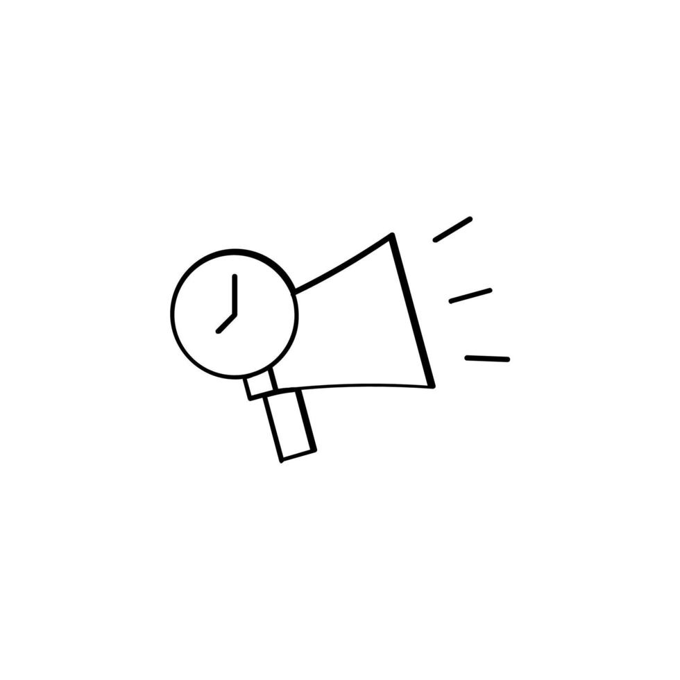 alarm, spreker, luidspreker, luide dunne lijn pictogram vector illustratie logo sjabloon. geschikt voor vele doeleinden.