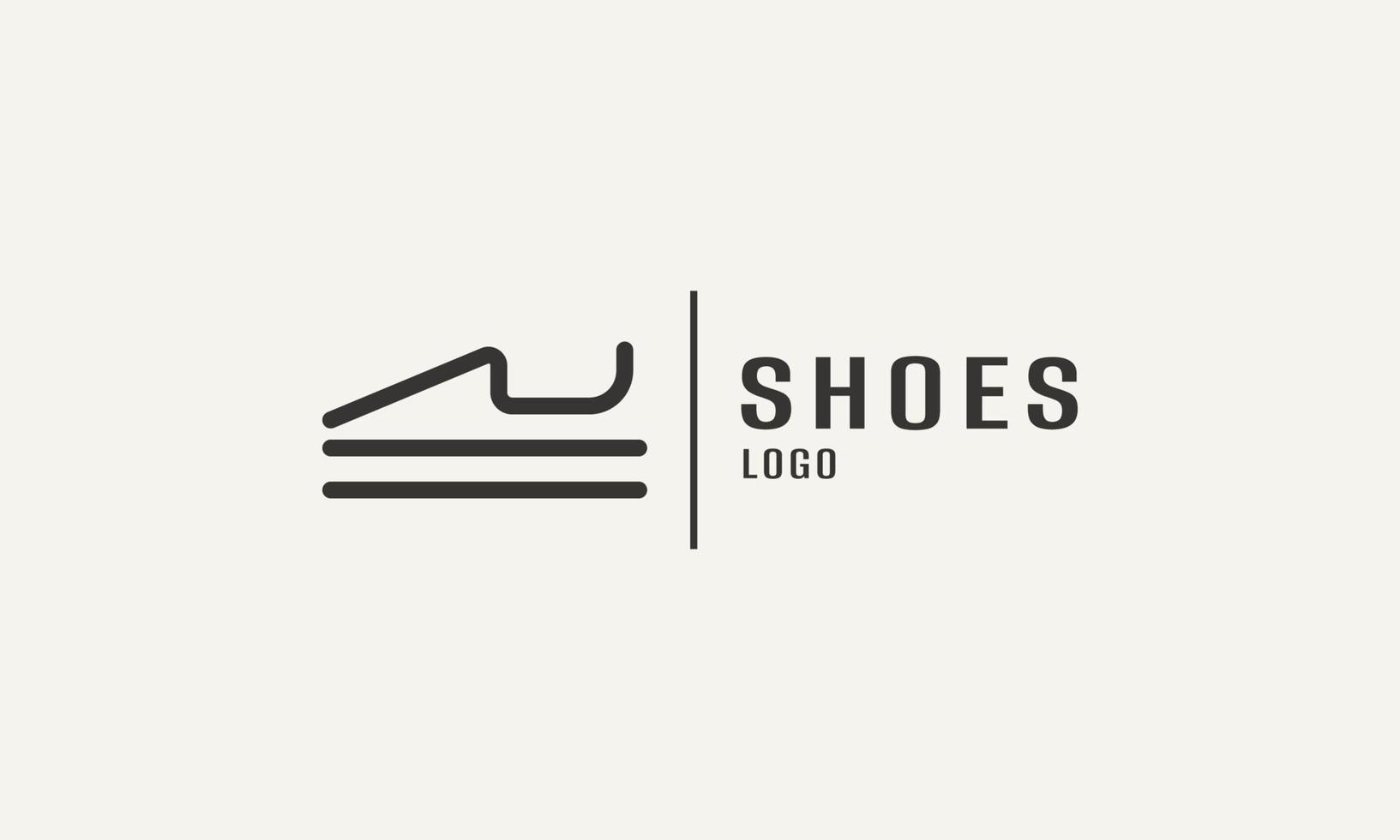 schoenenlogo voor schoenenbedrijf vector