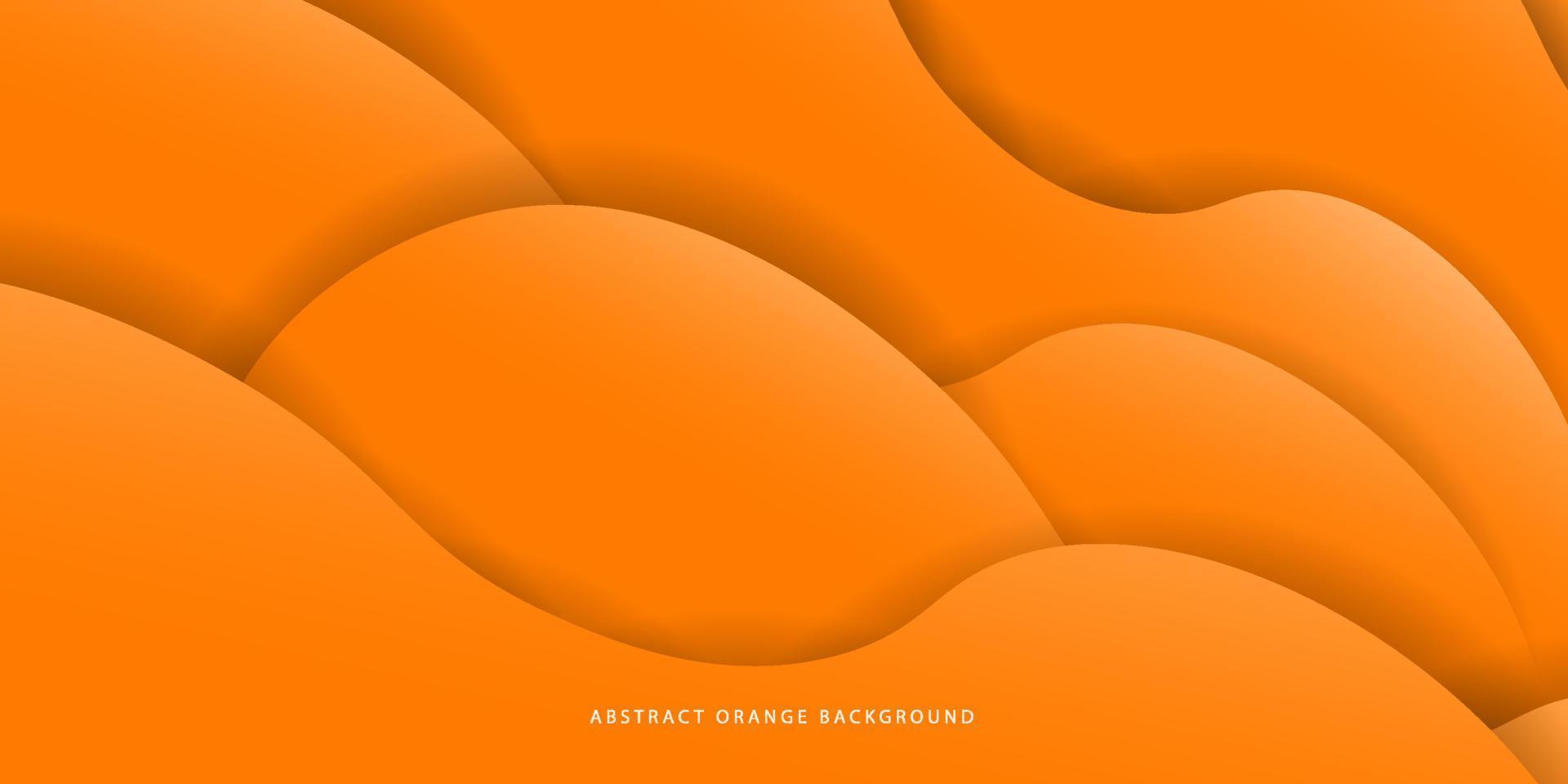 kleurrijke abstracte achtergrond met vloeiend ontwerp. oranje 3D-concept. eps10 vector