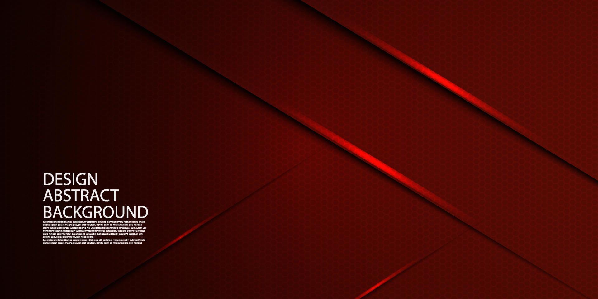 rode abstracte achtergrond met minimaal papercut-ontwerp, realistische 3D-ontwerp eps10 vector