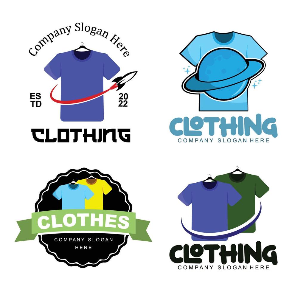 stijlvolle kleding logo vector, mannen en vrouwen mode ontwerp illustratie vector