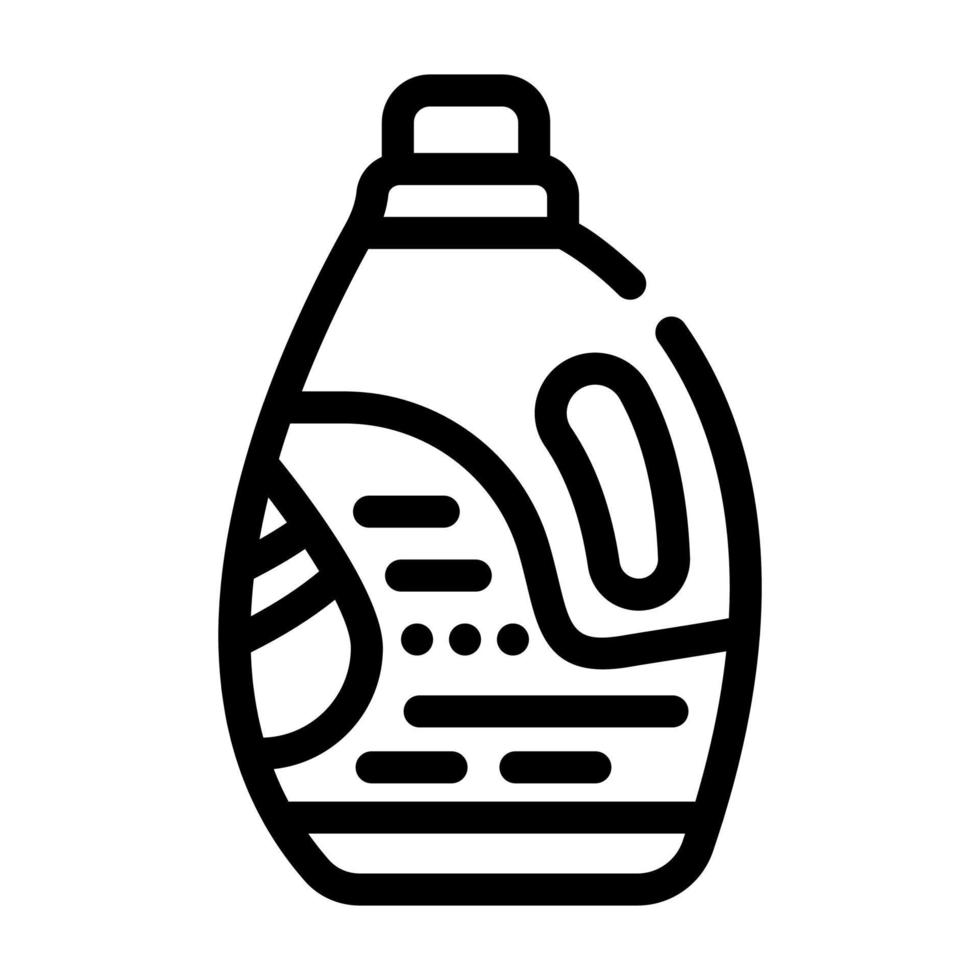 gel voor waslijn pictogram vectorillustratie vector