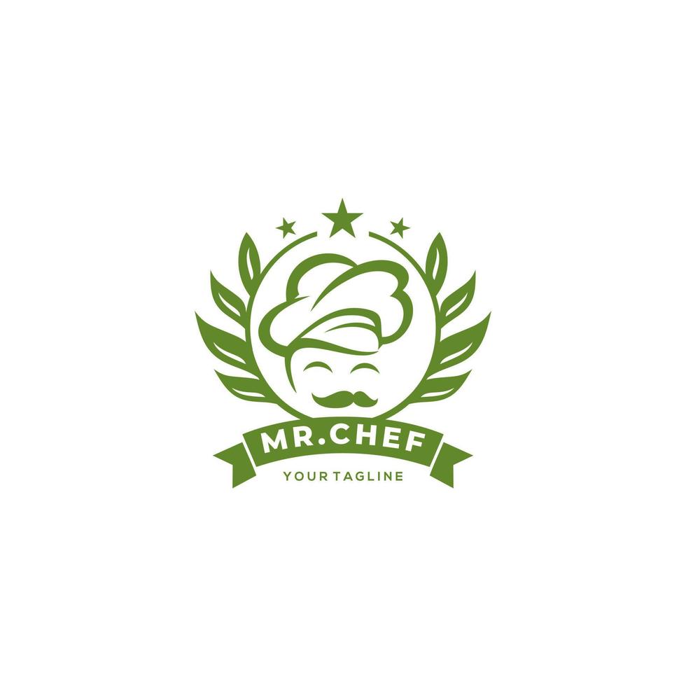 chef-kok logo ontwerp vector sjabloon