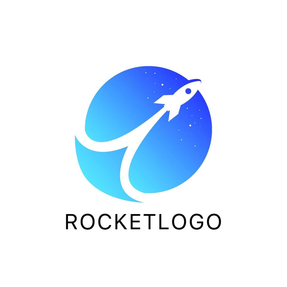 raket logo vector pictogrammalplaatje. vector illustratie