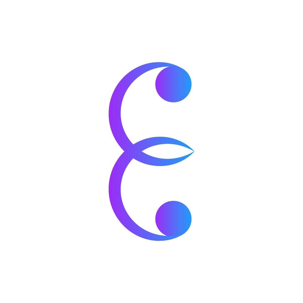 letter e logo-ontwerpelementen sjabloon. vector illustratie