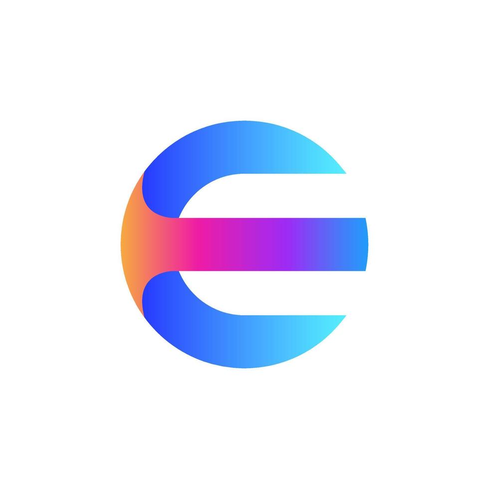 letter e logo-ontwerpelementen sjabloon. vector illustratie