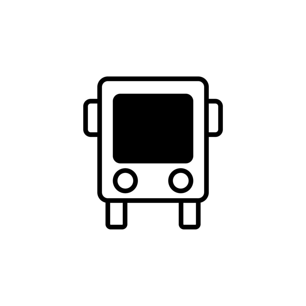 bus, autobus, openbaar vervoer ononderbroken lijn pictogram ontwerpconcept voor web en ui, eenvoudig pictogram geschikt voor alle doeleinden. vector