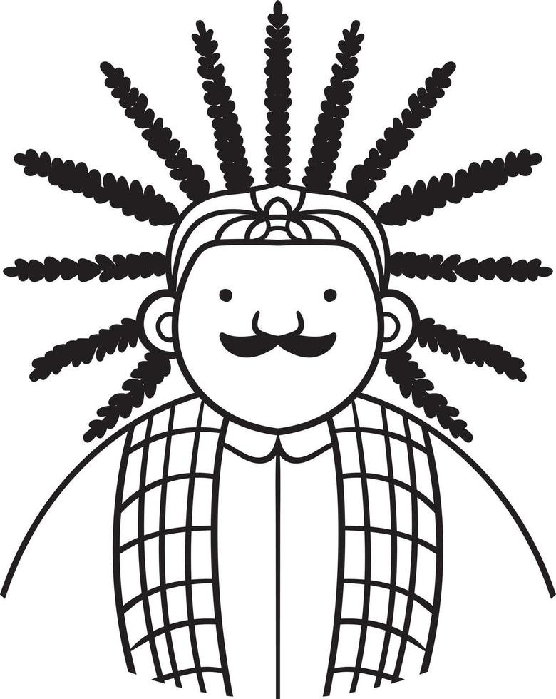 ondel ondel aka Indonesische traditionele mascotte vector