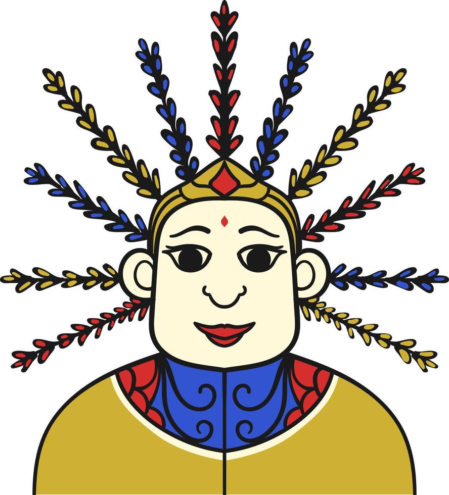 ondel ondel aka Indonesische traditionele mascotte vector