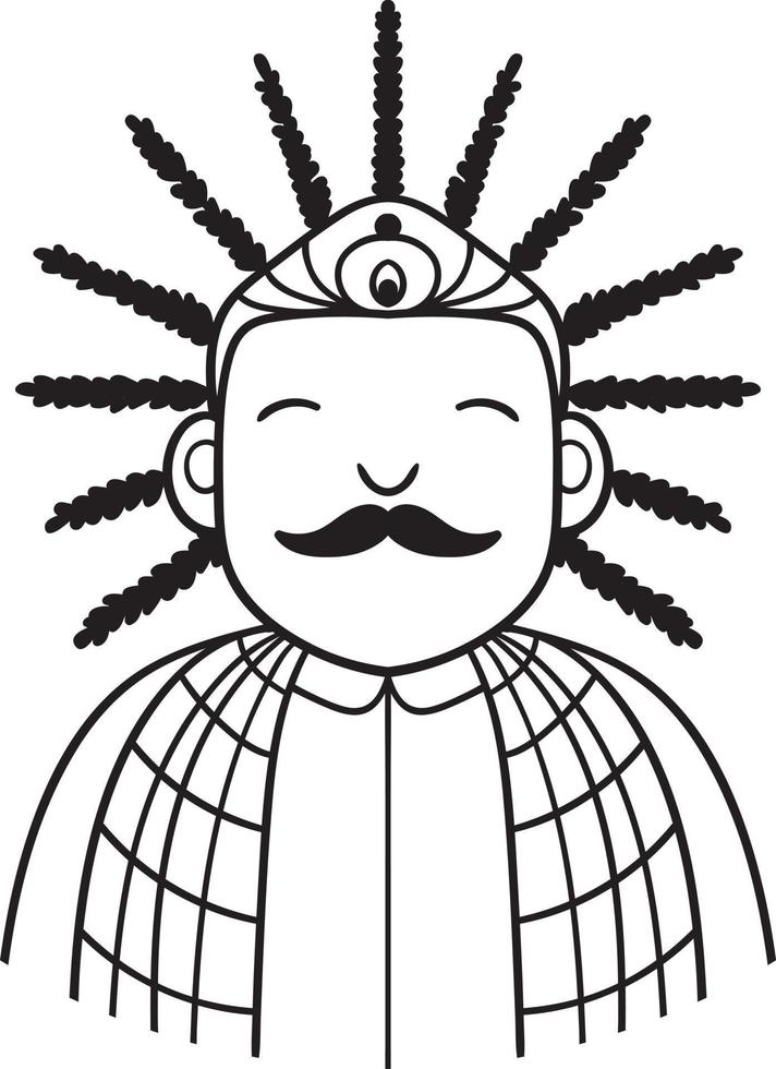 ondel ondel aka Indonesische traditionele mascotte vector