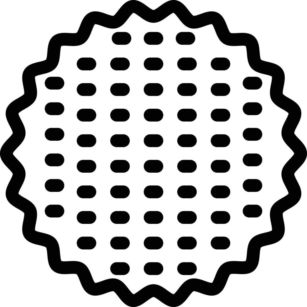 wafel vectorillustratie op een background.premium kwaliteit symbolen.vector iconen voor concept en grafisch ontwerp. vector