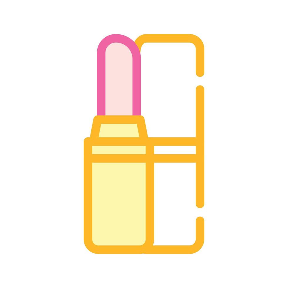 lippenstift schoonheid accessoire kleur pictogram vectorillustratie vector