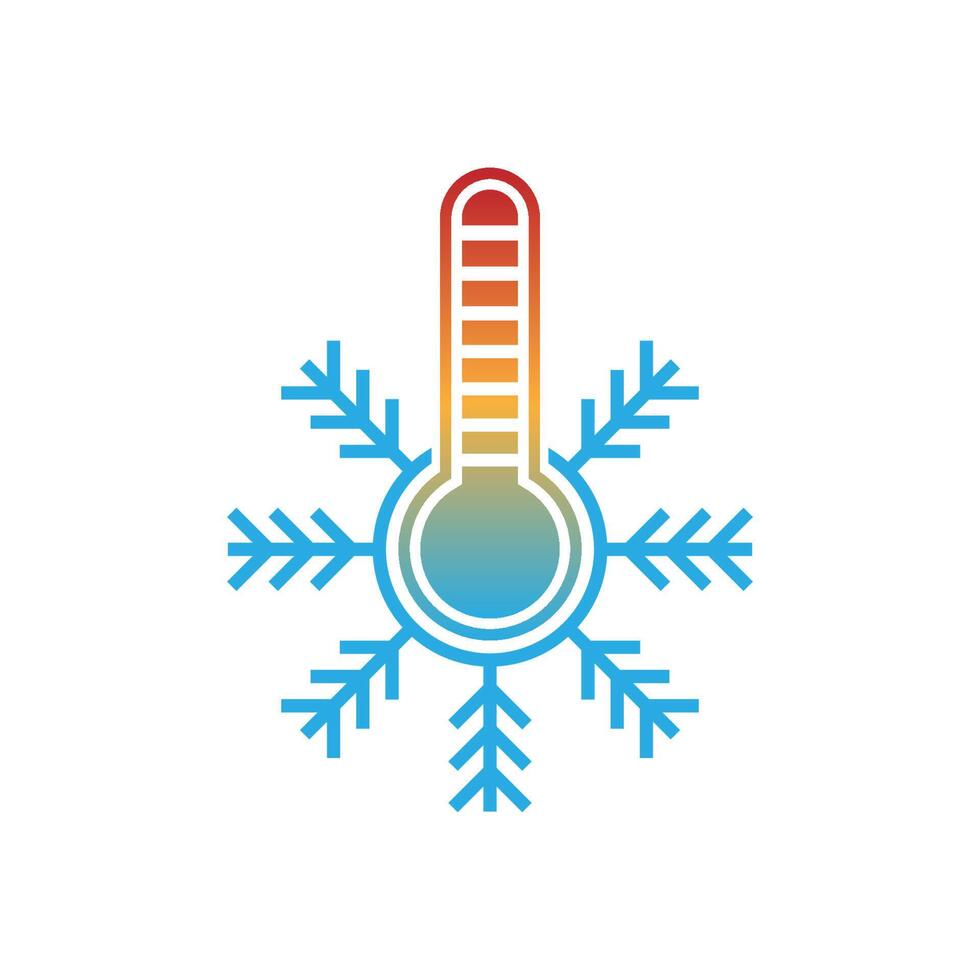 thermometer pictogram logo ontwerp illustratie sjabloon vector