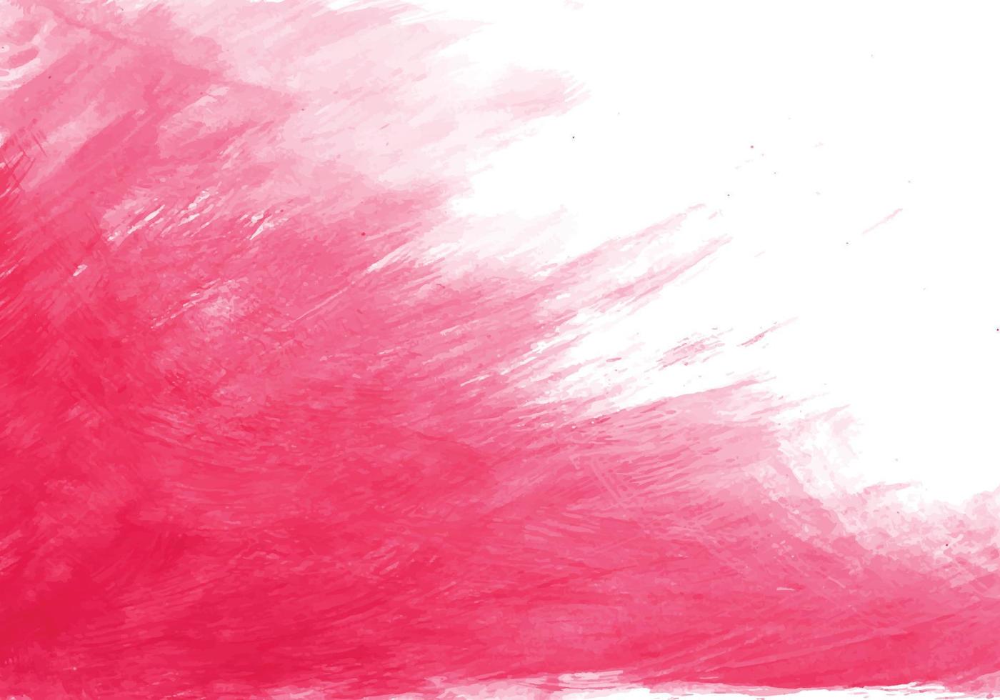 handgeschilderde roze aquarel textuur achtergrond vector