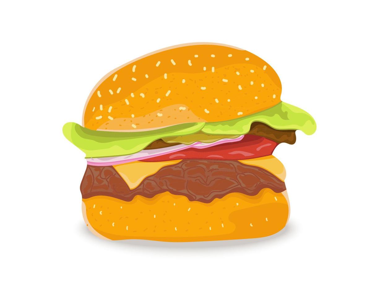 hamburger vectorillustratie vector