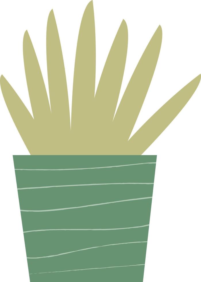 esthetische ingemaakte succulent vector