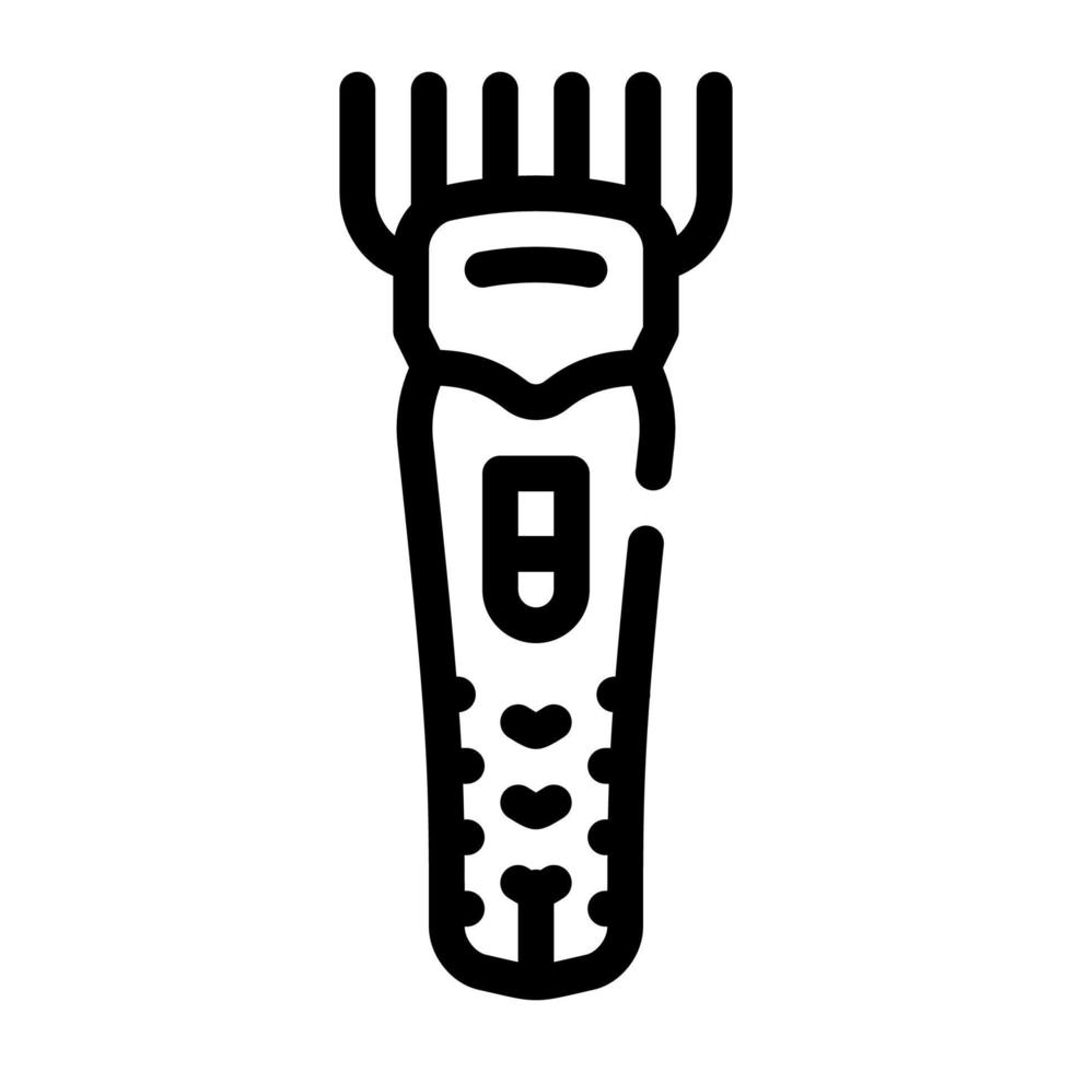 tondeuse trimmer accessoire lijn pictogram vectorillustratie vector