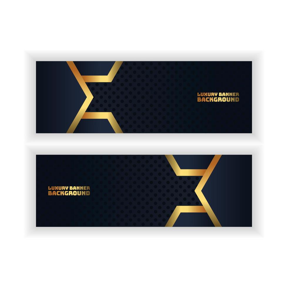 luxe achtergrondlicht met abstracte kleur moderne technologie banner goud vector