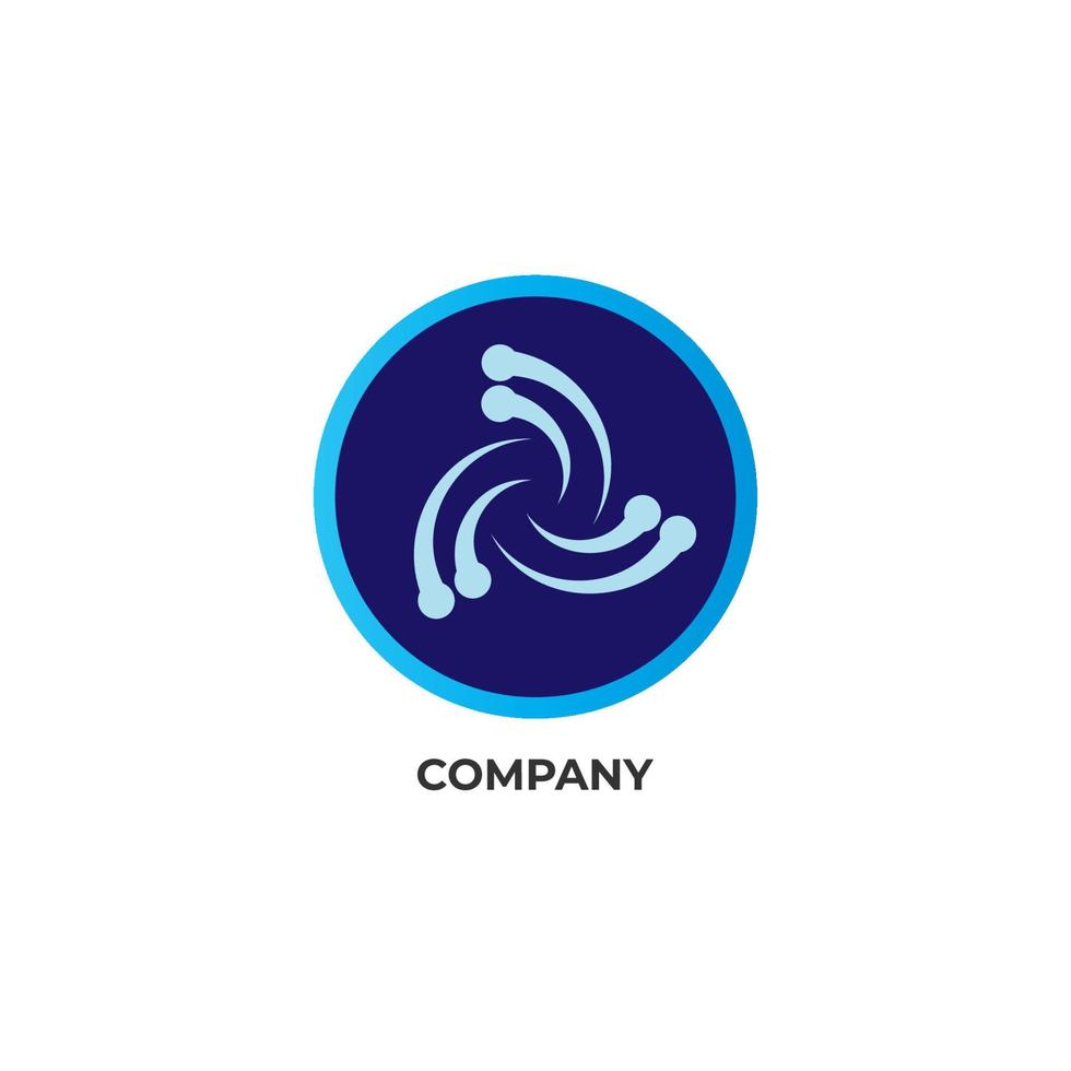 abstracte vortex illustratie met marine ellipsvorm. orkaan pictogram. logo ontwerpsjabloon. tornado logo concept geïsoleerd op een witte achtergrond vector