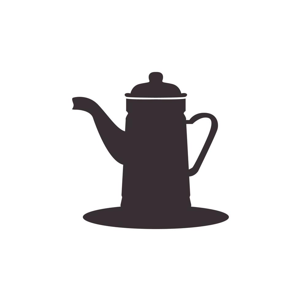 theepot traditioneel hipster logo ontwerp vector grafisch symbool pictogram illustratie creatief idee