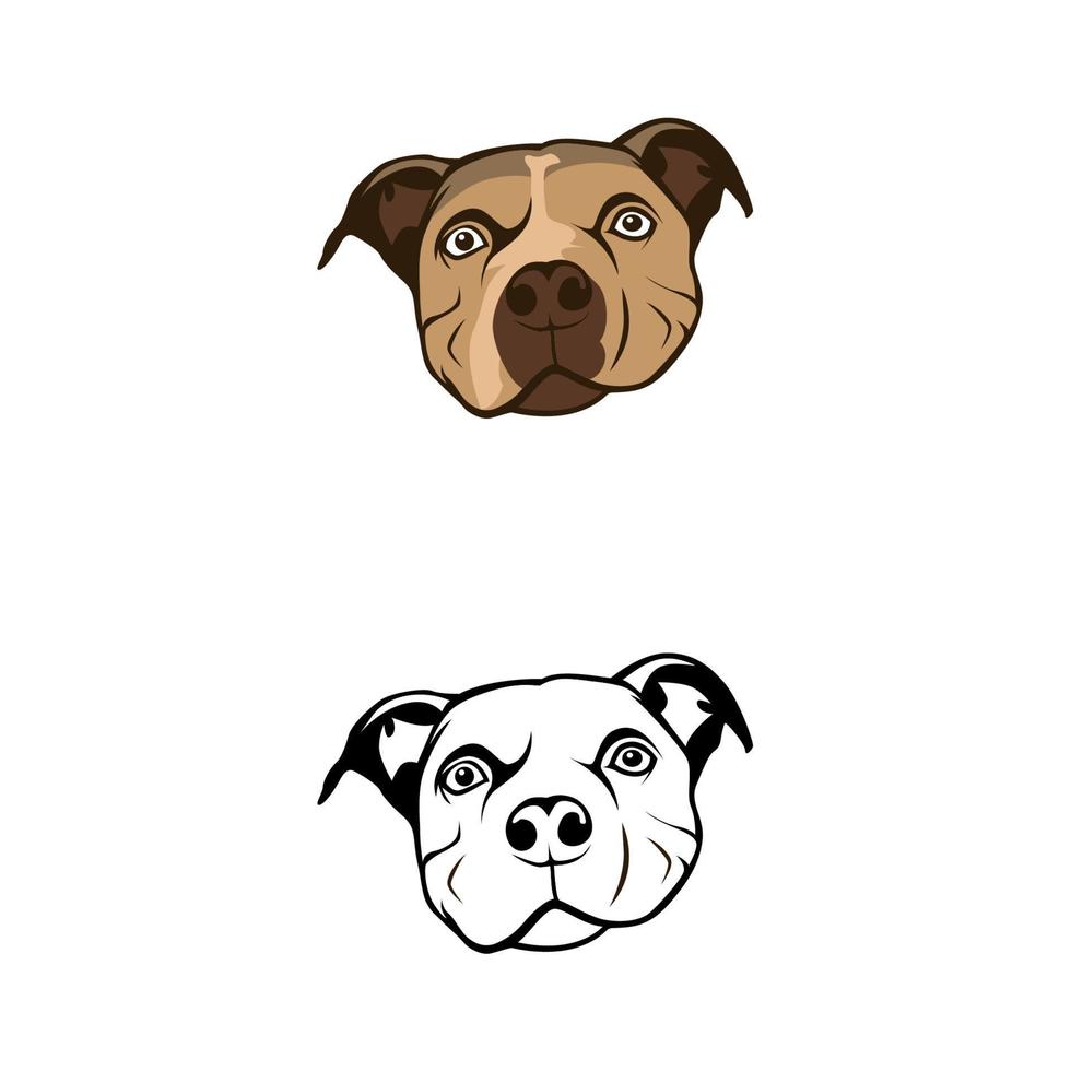 portret van Franse bulldog vectorillustratie. vector