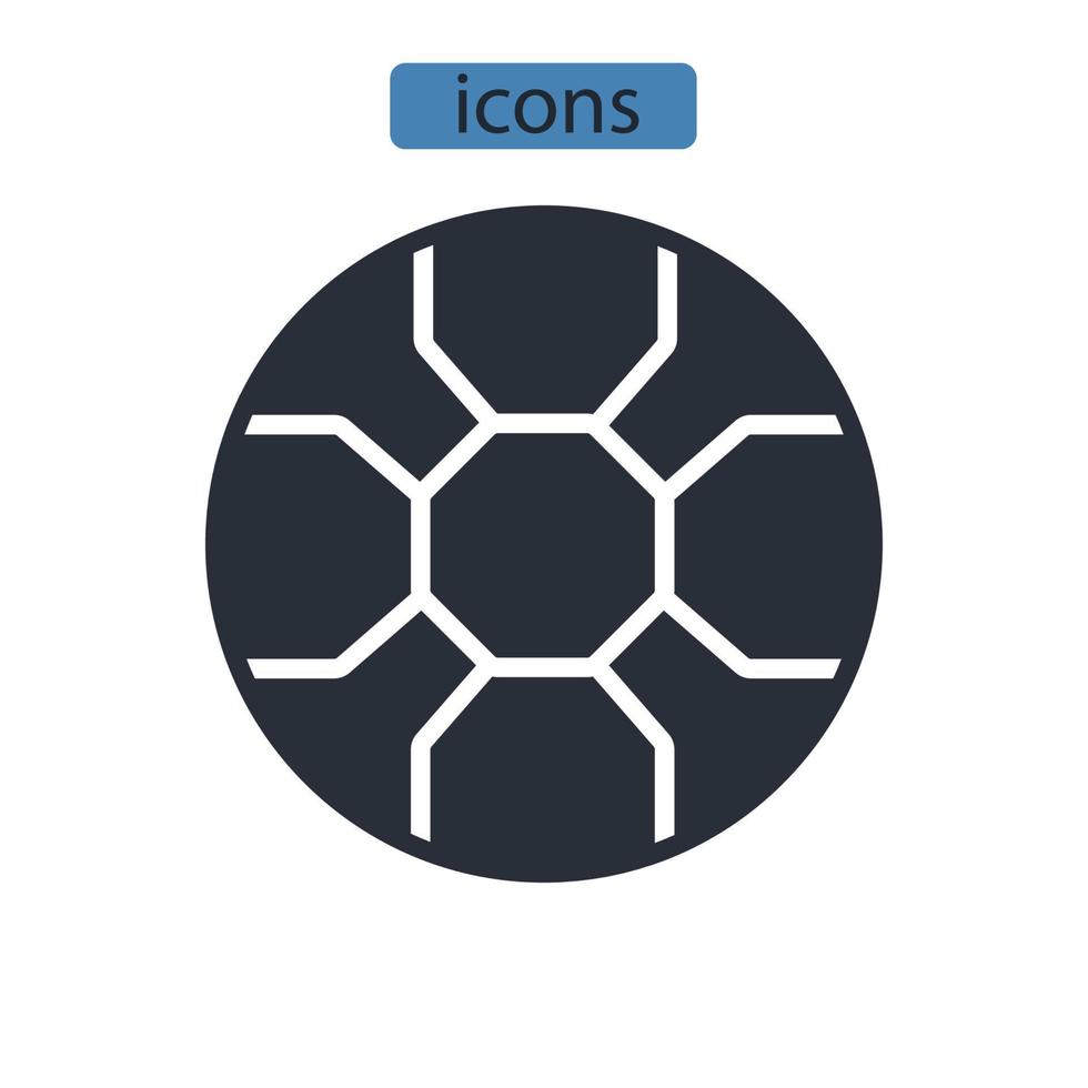 sport pictogrammen symbool vector-elementen voor infographic web vector