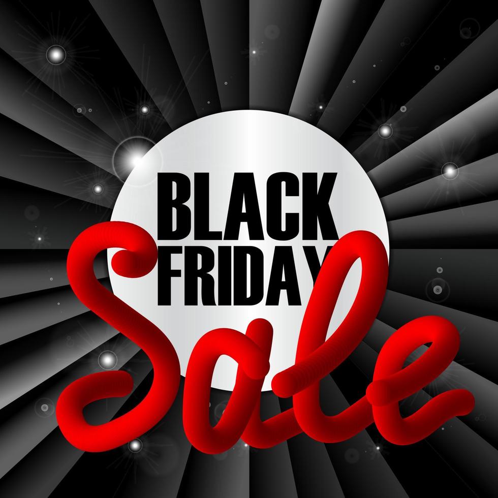 Black Friday-verkoop vector