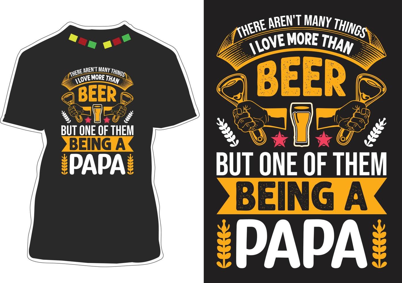 bier t-shirt ontwerp vector