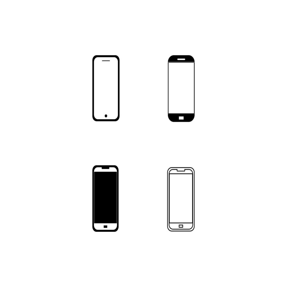 telefoon mobiele telefoon icoon vector