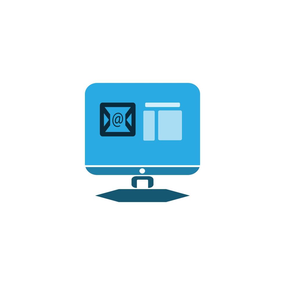 computer pictogram illustratie vector