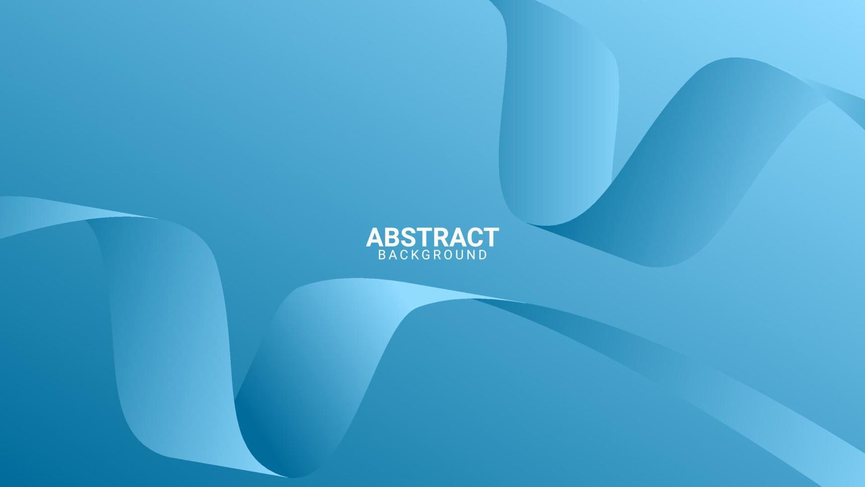 blauwe abstracte achtergrond met golvende elementen vector
