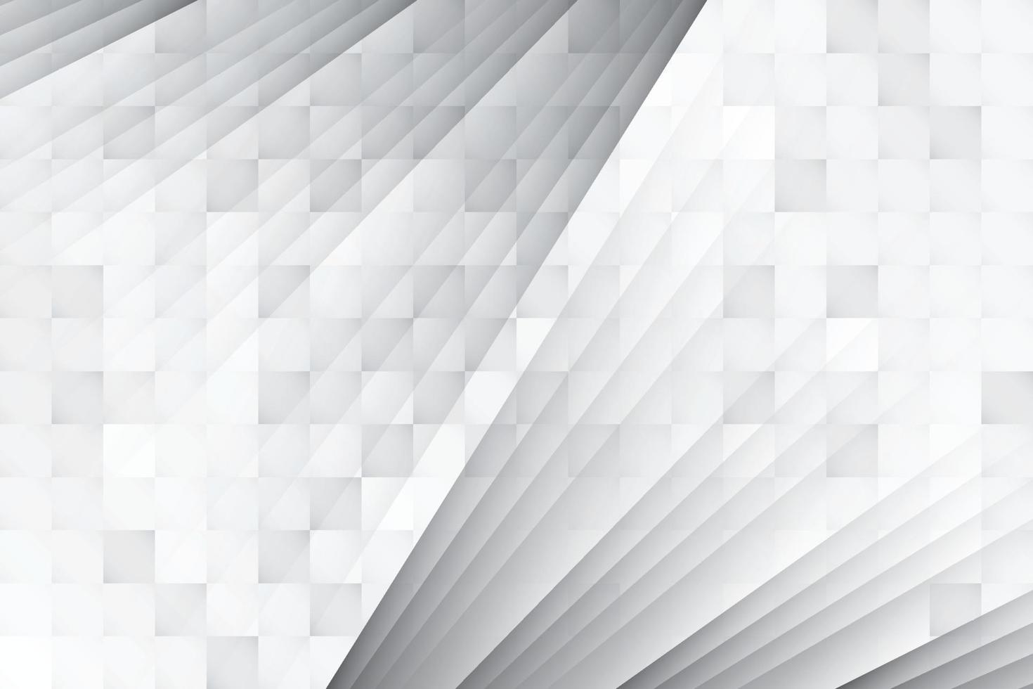 abstracte witte en grijze kleur, modern design achtergrond met geometrische vorm. vectorillustratie. vector