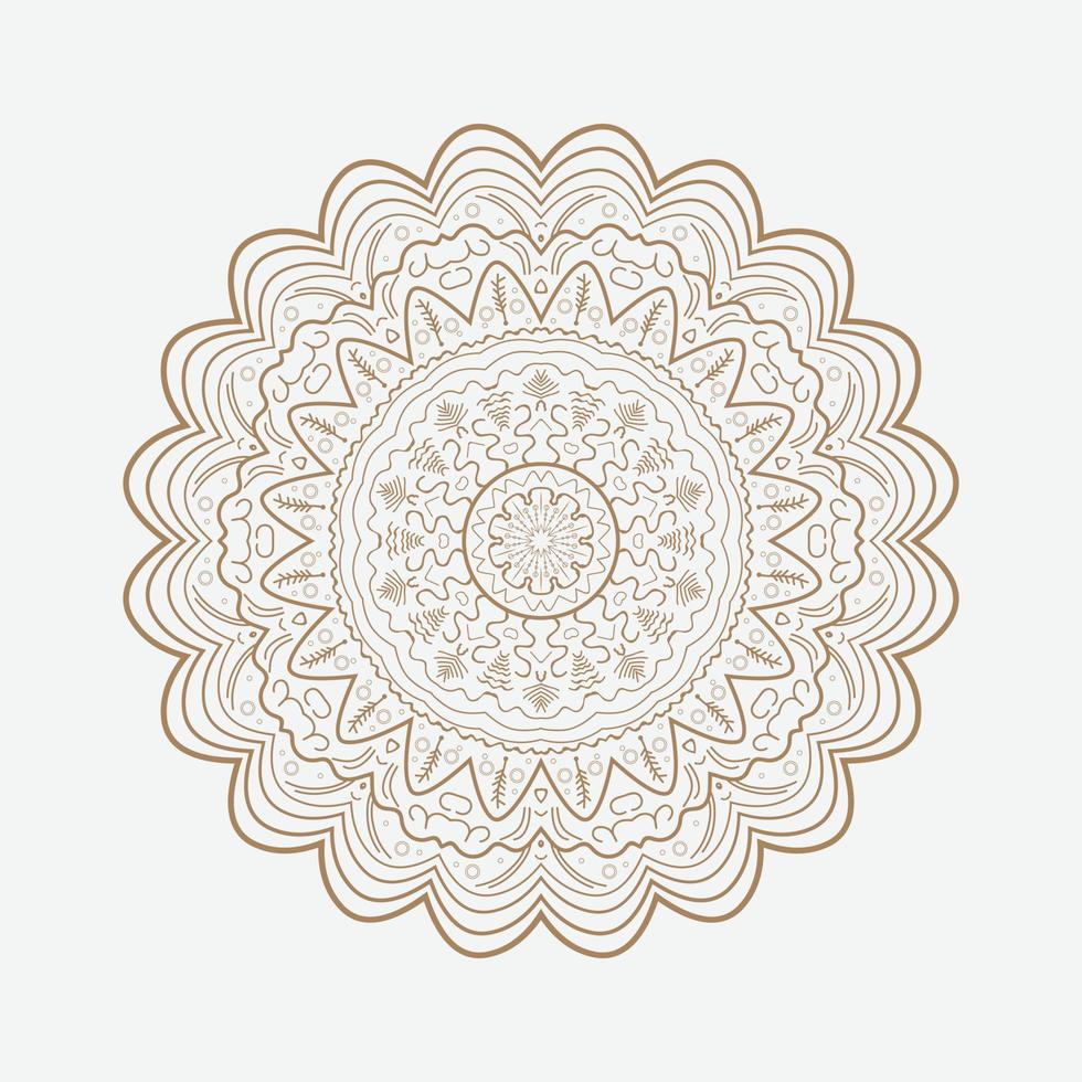 luxe mandala ontwerp achtergrond vector