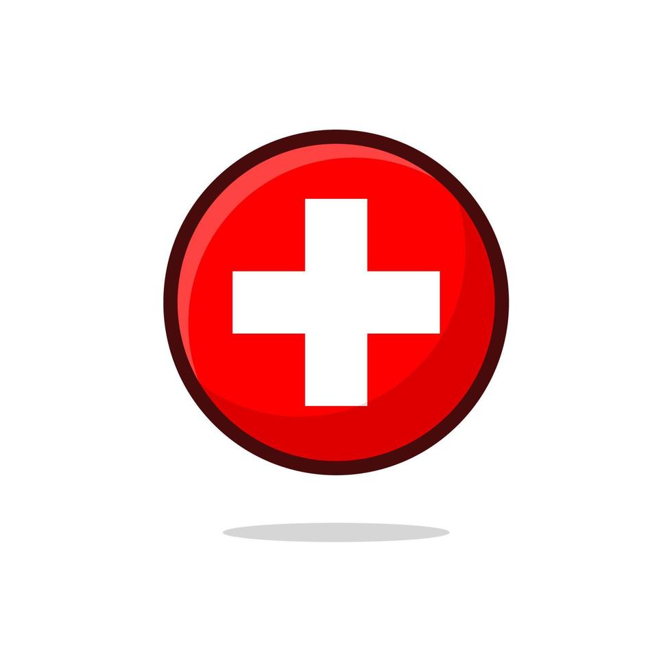 zwitserland vlag icoon vector