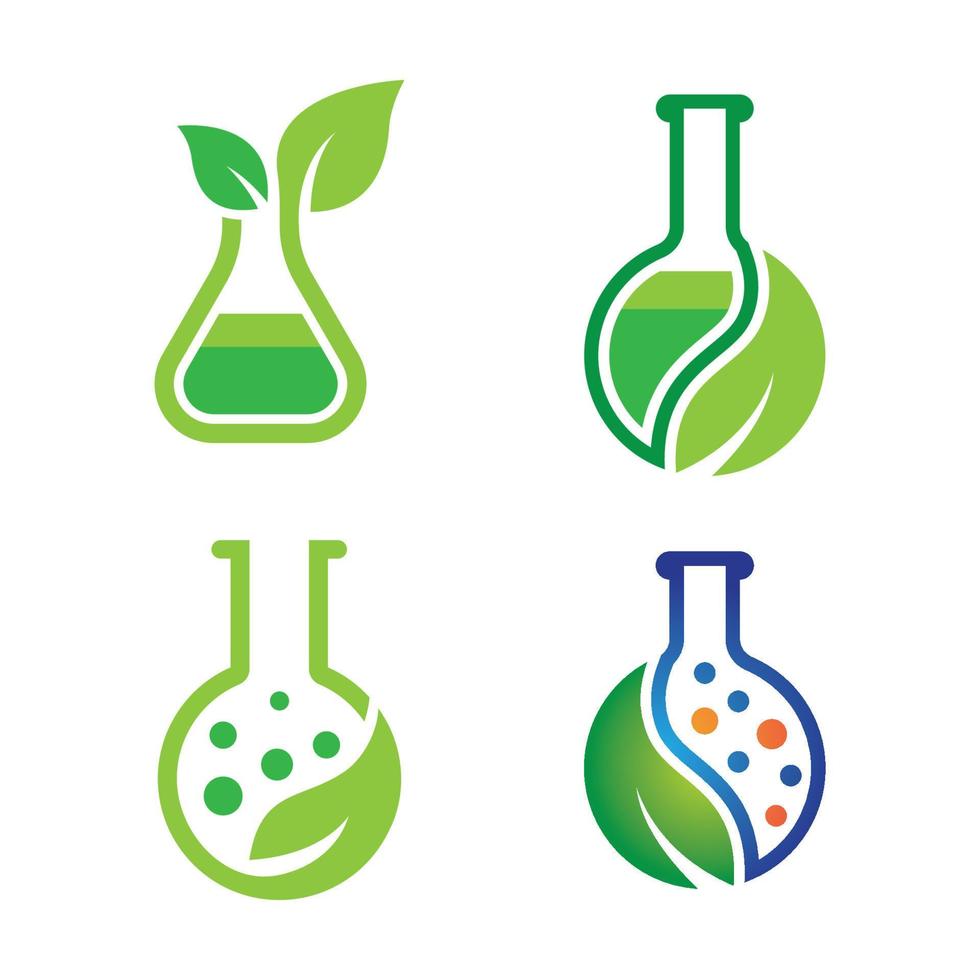 natuurlijke geneeskunde logo afbeeldingen illustratie vector