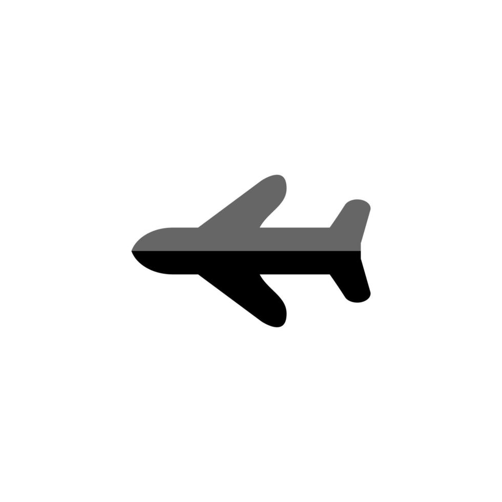 vliegtuig pictogram vector logo afbeelding