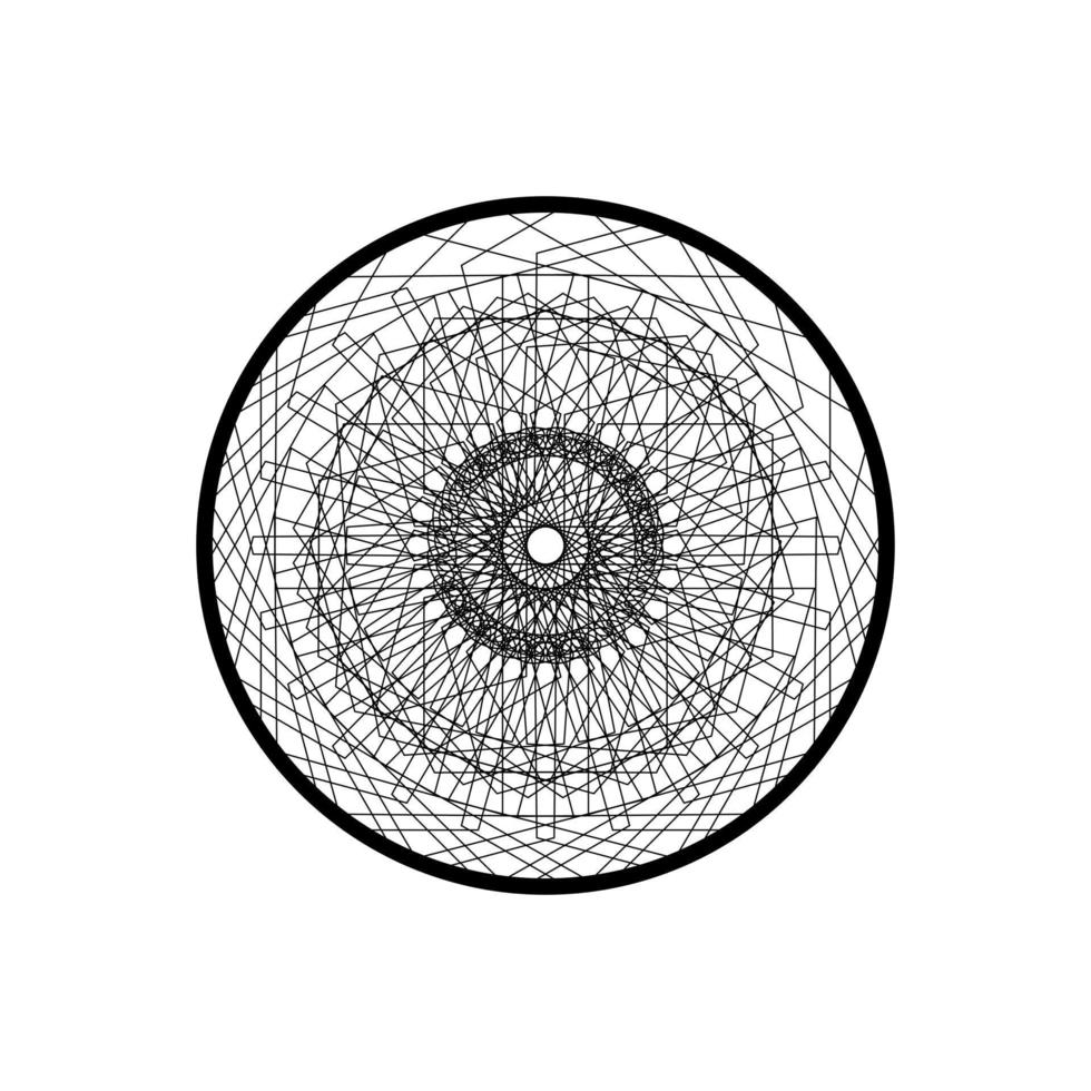 mandala patroon de oog collectie 02 vector