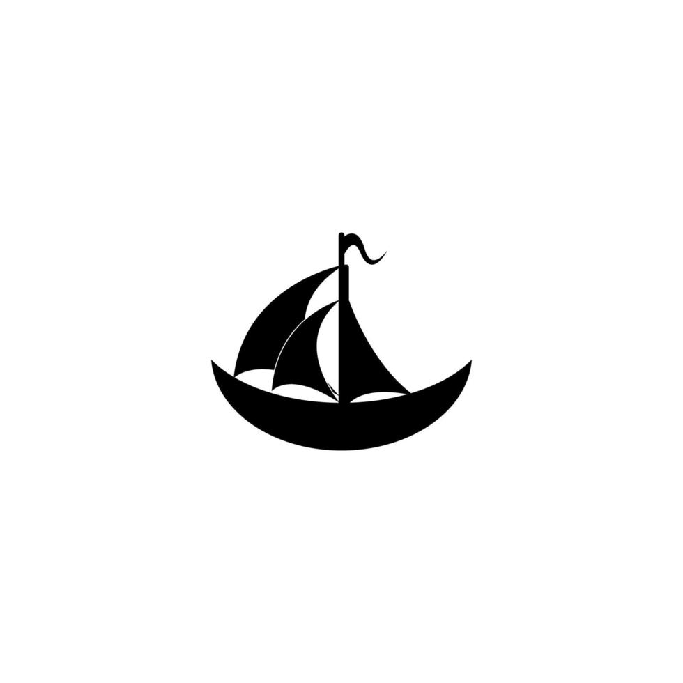 schip pictogram vector ontwerp