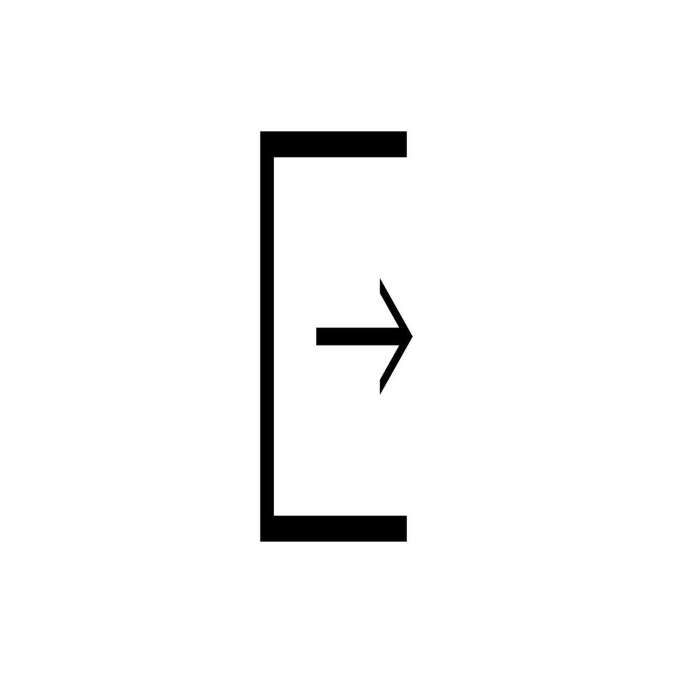 deur pictogram illustratie ontwerpelement vector
