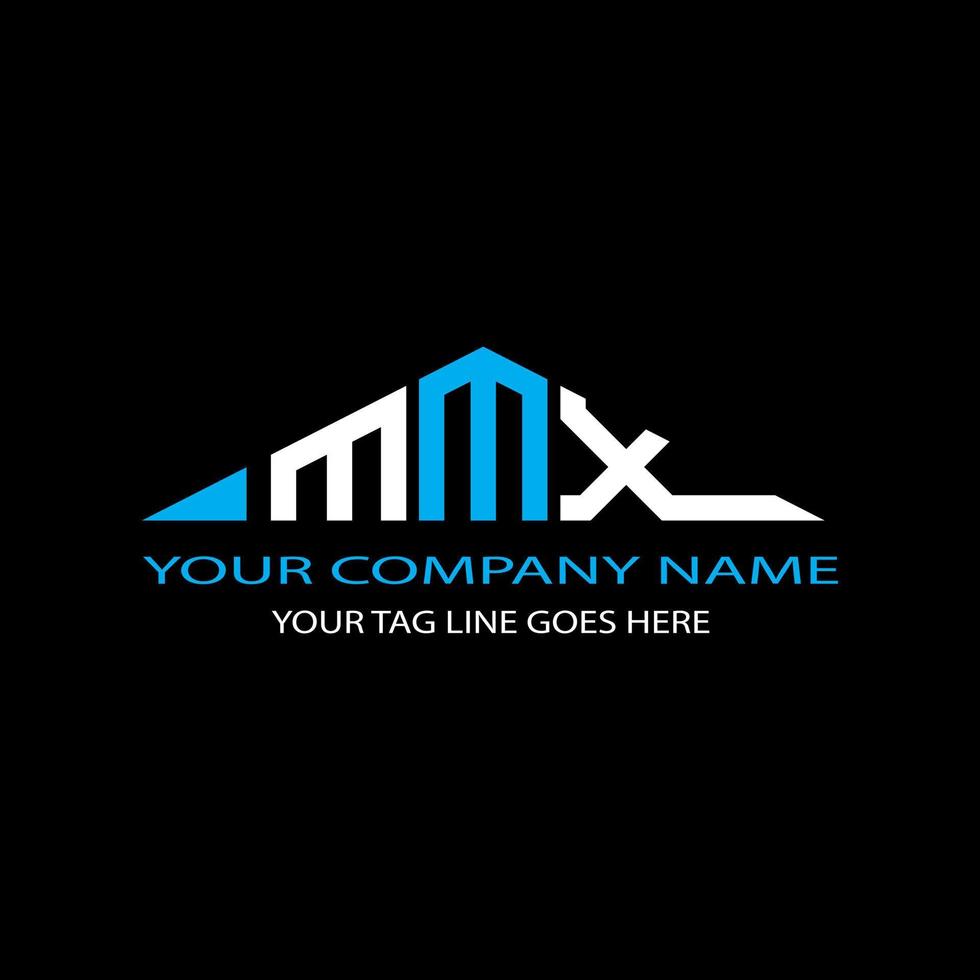 mmx letter logo creatief ontwerp met vectorafbeelding vector