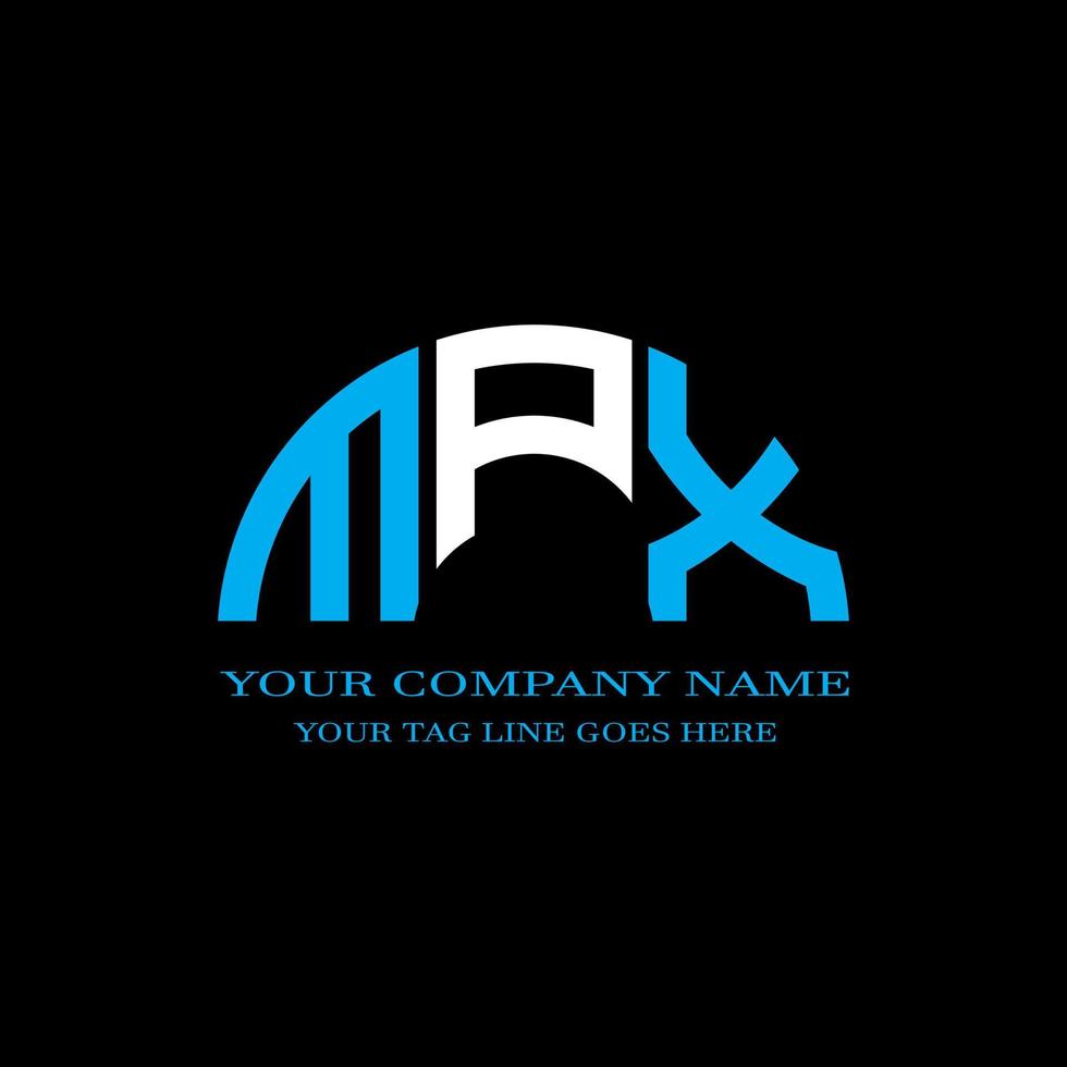 mpx letter logo creatief ontwerp met vectorafbeelding vector