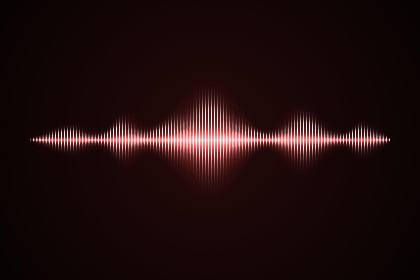 abstracte muziek geluidsgolf, vector