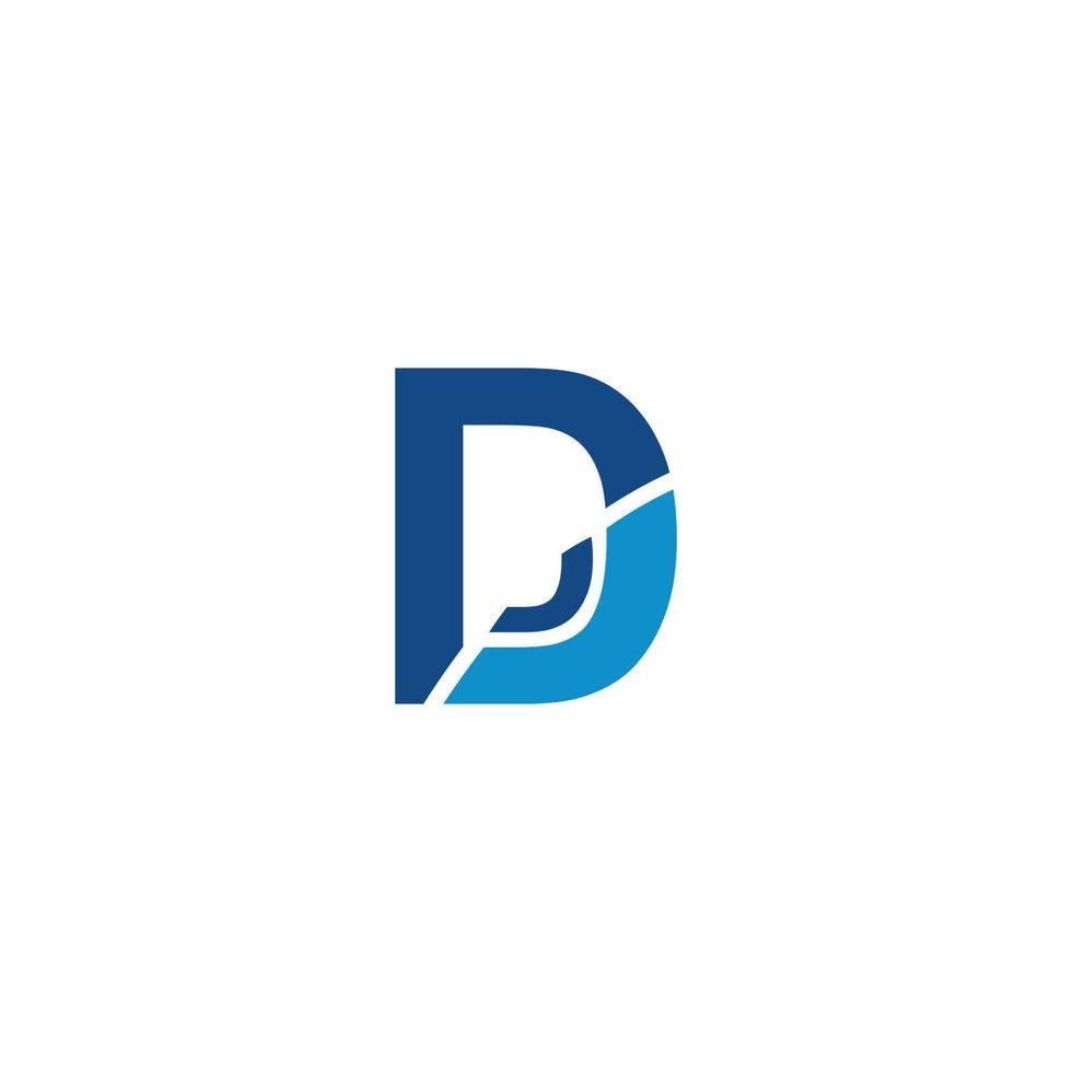 letter d logo pictogram sjabloon ontwerpelementen. vector