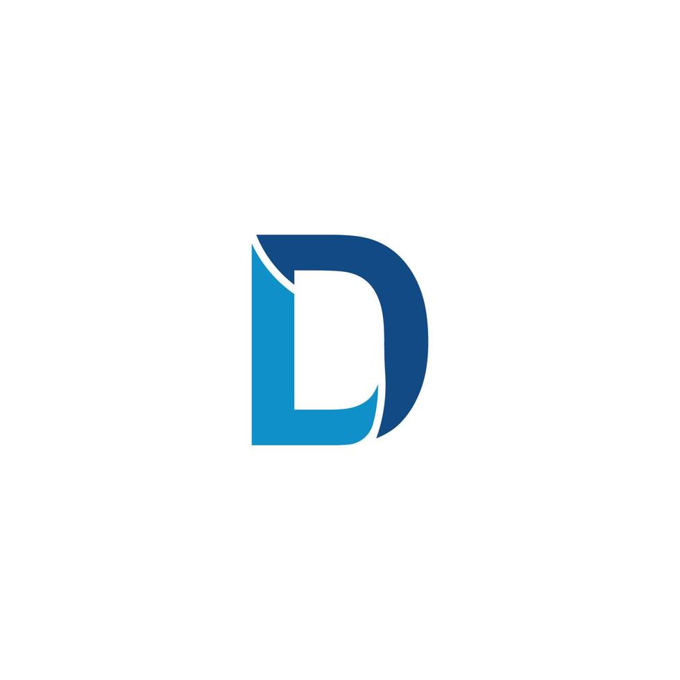 letter d logo pictogram sjabloon ontwerpelementen. vector