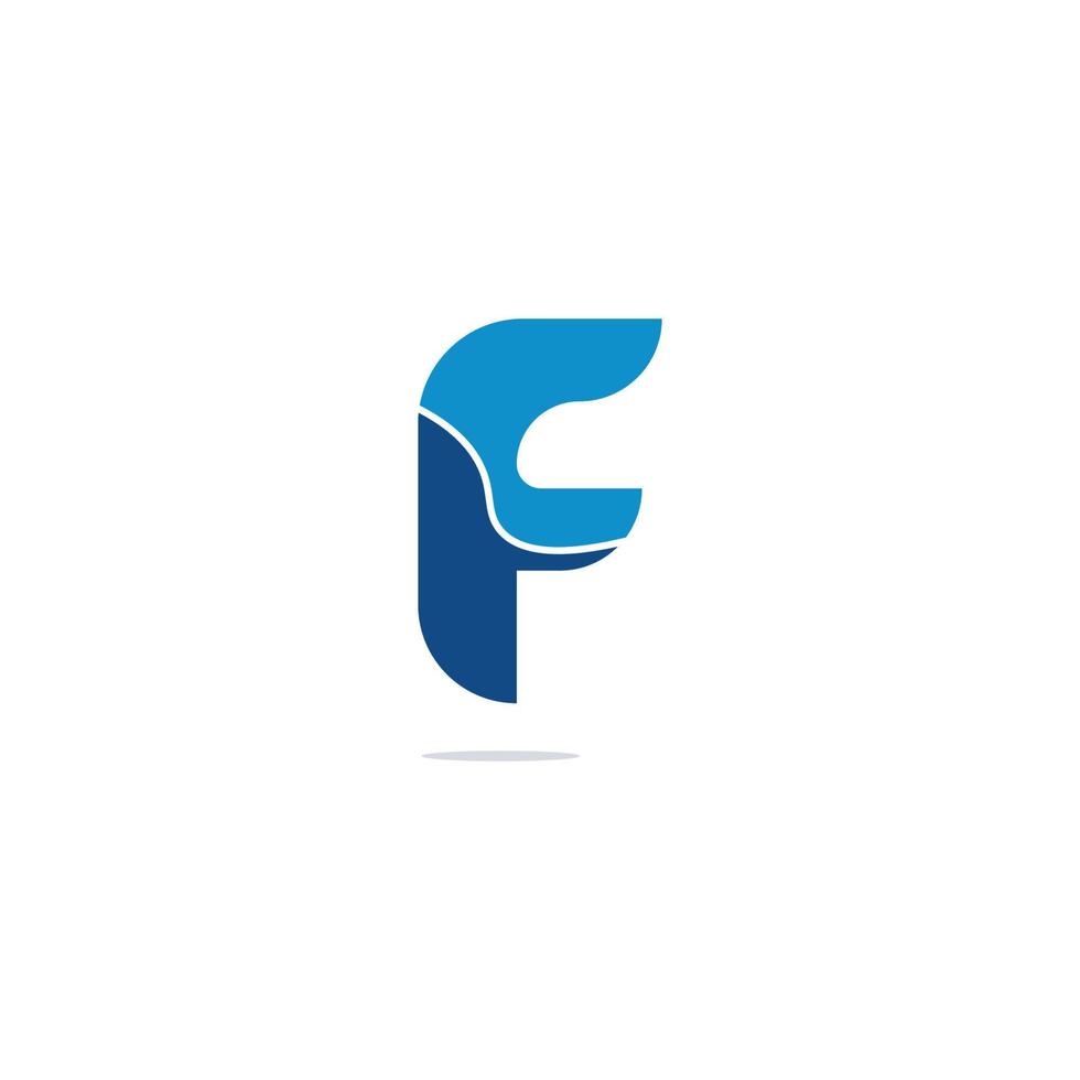 letter f logo pictogram ontwerp sjabloon elementen vector