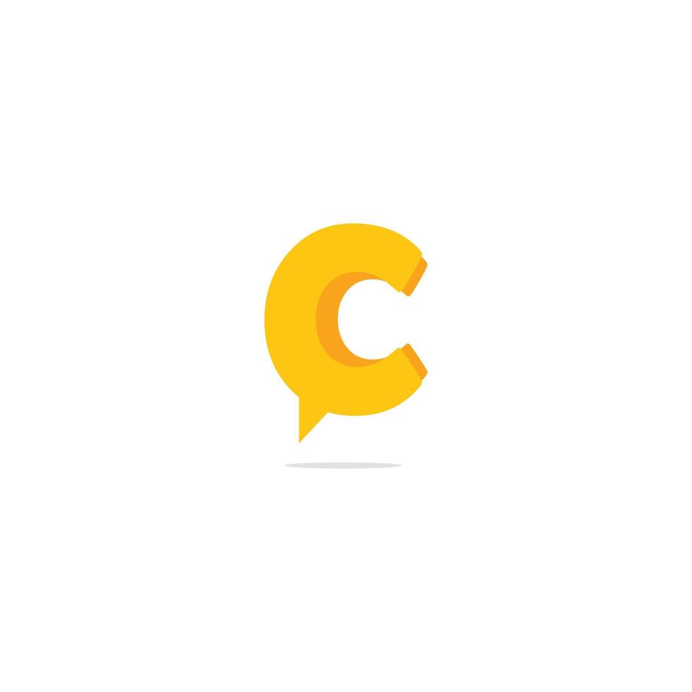 letter c logo pictogram ontwerpsjabloon elementen vector